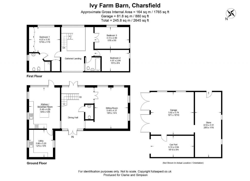 Floorplans For Charsfield, Suffolk