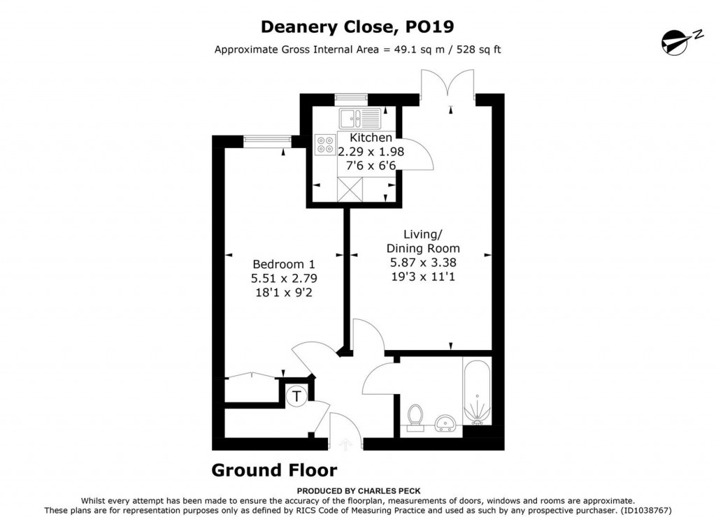 Floorplans For Deanery Close, Chichester, PO19