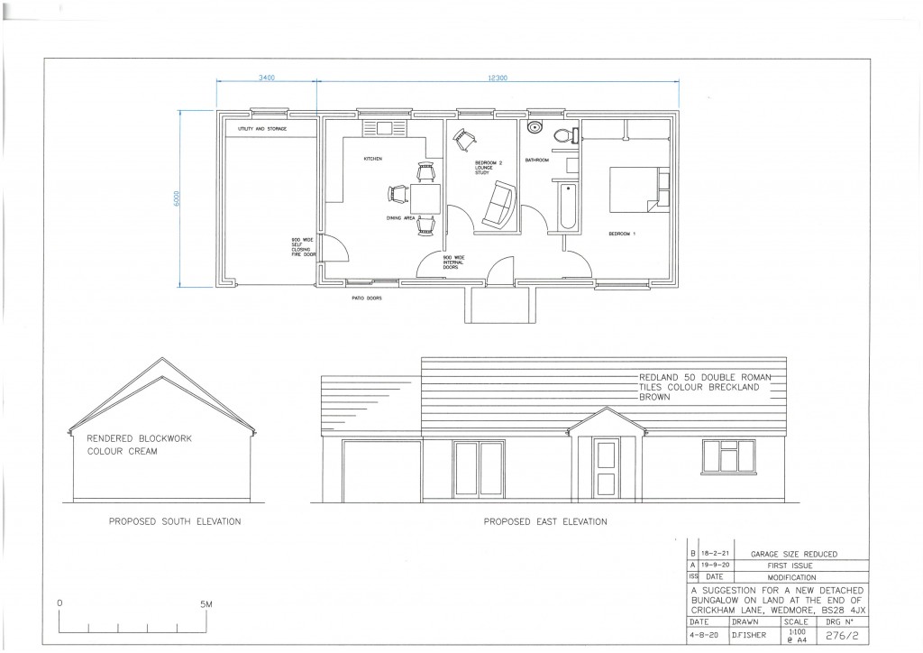 Floorplans For Crickham Lane, Crickham, Wedmore