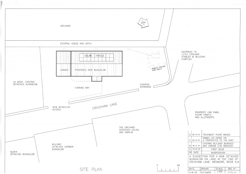 Floorplans For Crickham Lane, Crickham, Wedmore