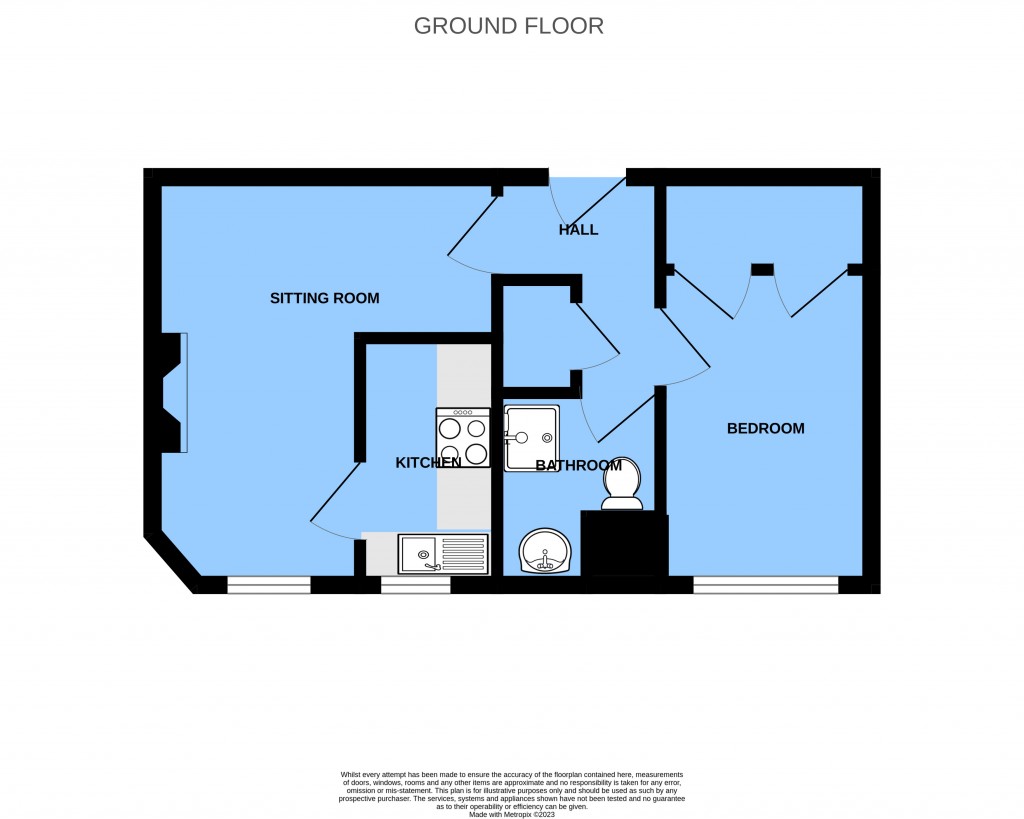 Floorplans For De la Warr Parade, Bexhill-on-Sea, East Sussex