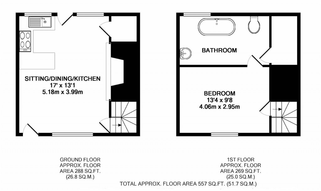 Floorplans For Friston, Near Aldeburgh, Suffolk