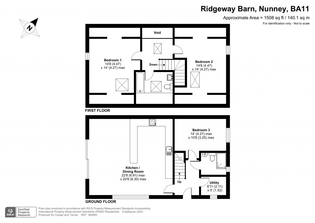 Floorplans For Nunney, Somerset