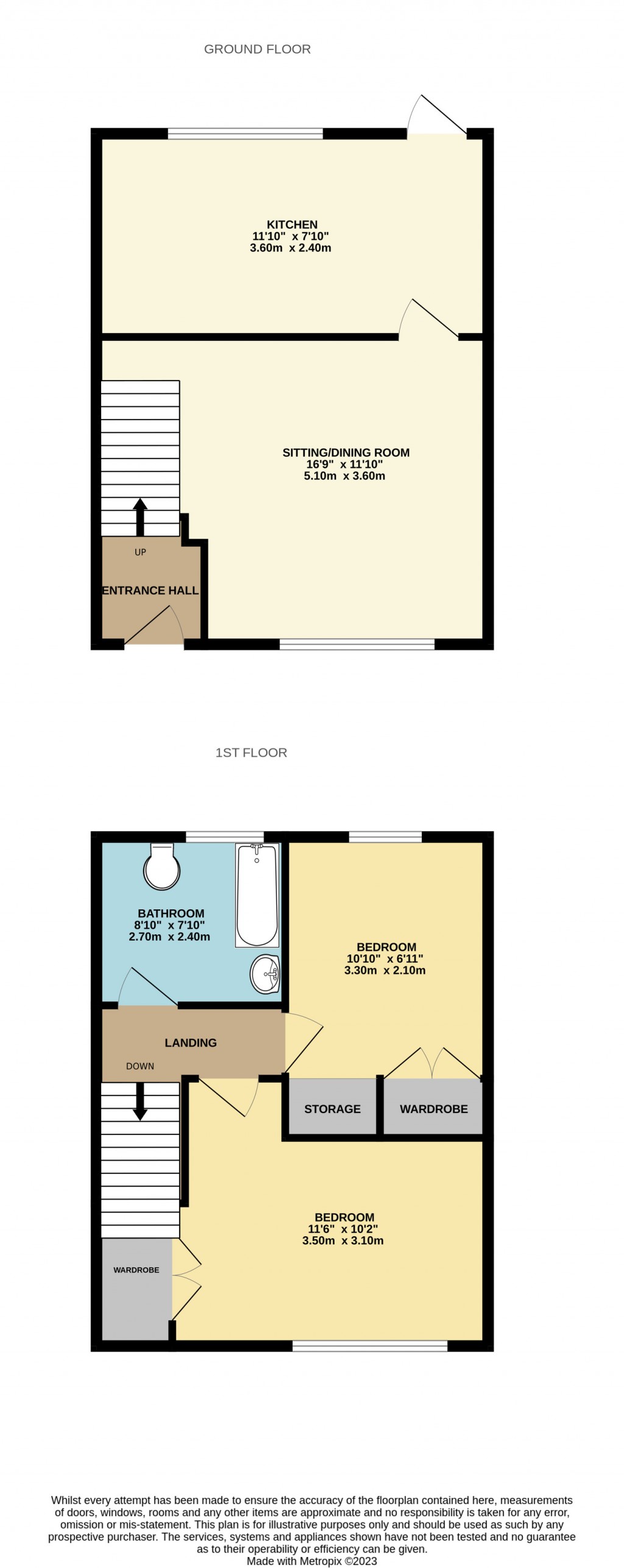 Floorplans For Finch Close, Shepton Mallet, Somerset