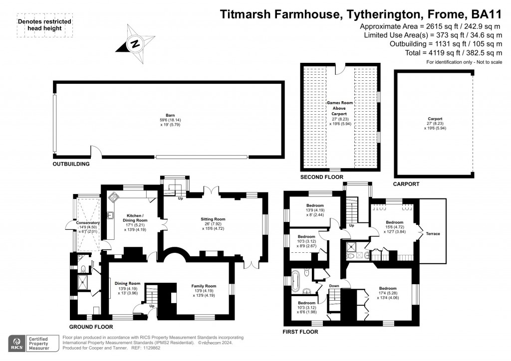 Floorplans For Tytherington, Somerset