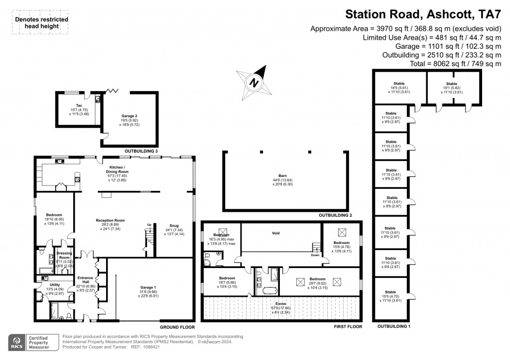 Floorplans For Station Road, Ashcott, Somerset