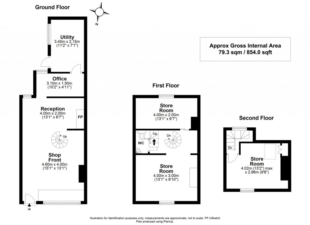 Floorplans For St Thomas Street, Lymington, SO41