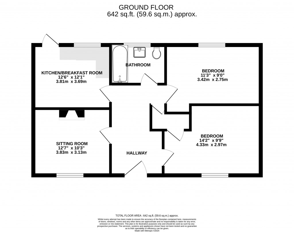 Floorplans For Tor View Avenue, Glastonbury, Somerset