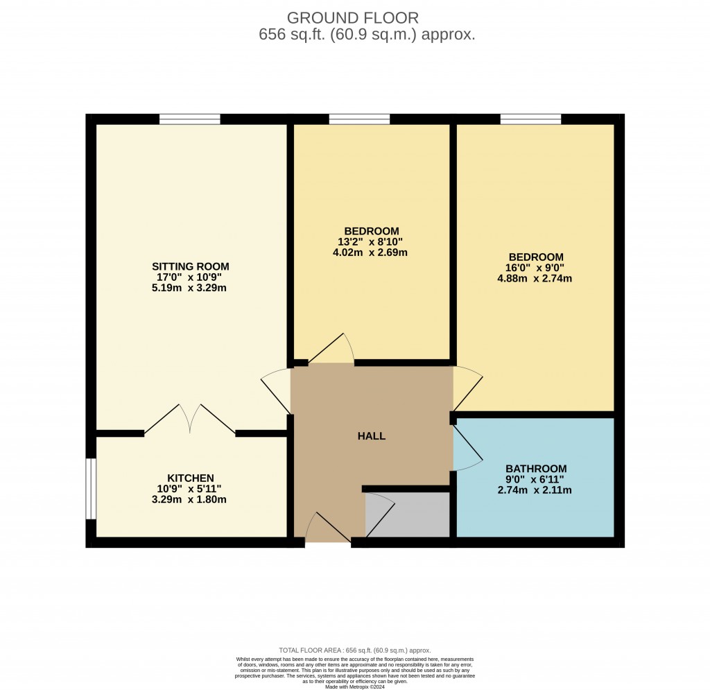 Floorplans For Station Road, Cheddar, Somerset