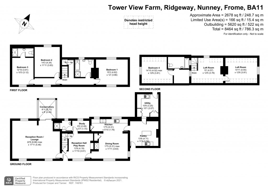Floorplans For Nunney, Nr Frome, Somerset