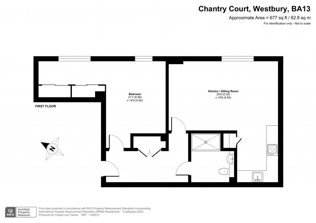 Floorplans For Chantry Court, Westbury, Wiltshire