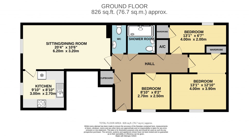 Floorplans For Union Street, Wells, Somerset