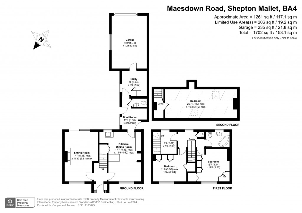 Floorplans For Evercreech, Somerset