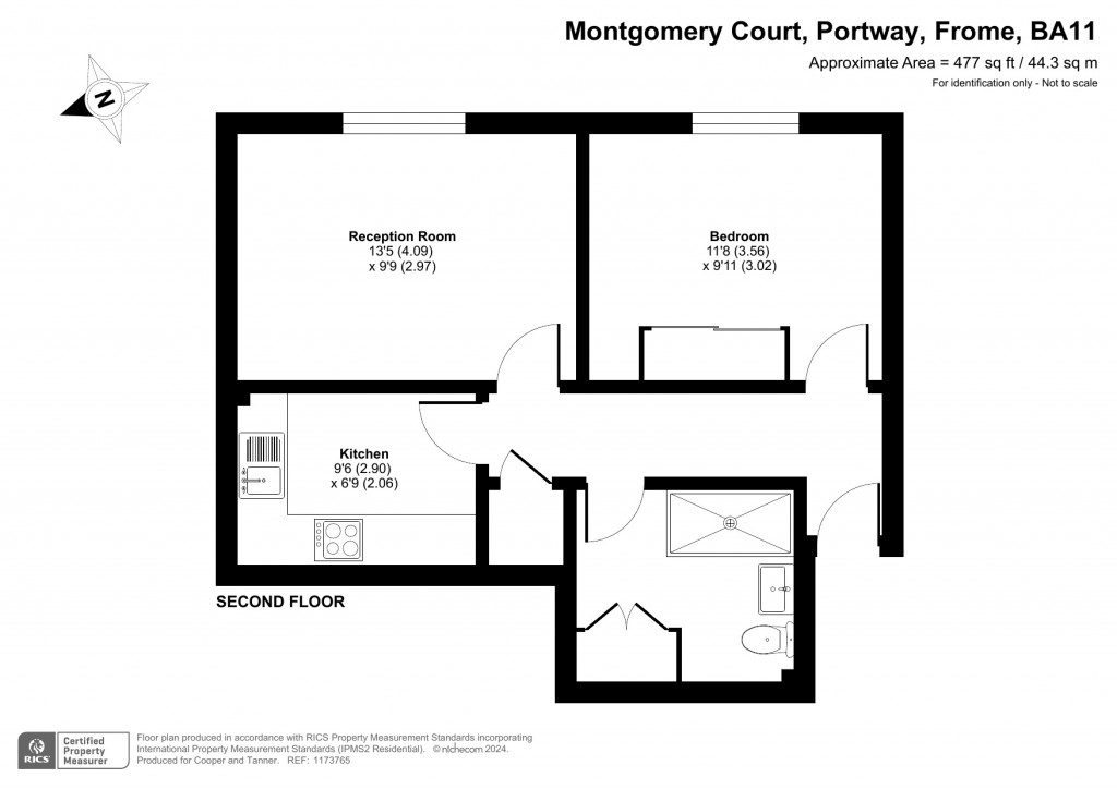 Floorplans For Portway, Frome, Somerset