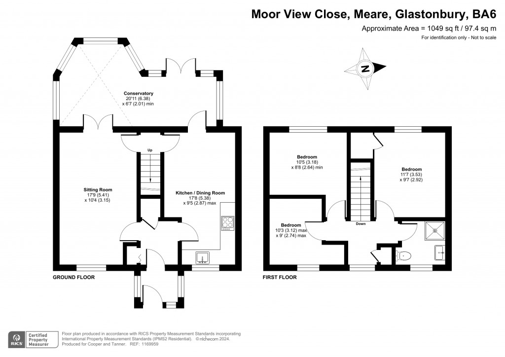 Floorplans For Meare, Somerset