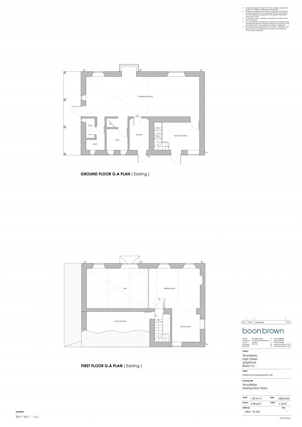 Floorplans For Sparkford, Yeovil, Somerset