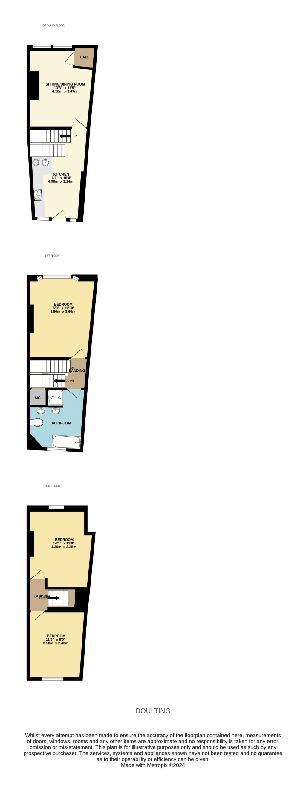 Floorplans For Doulting, Somerset