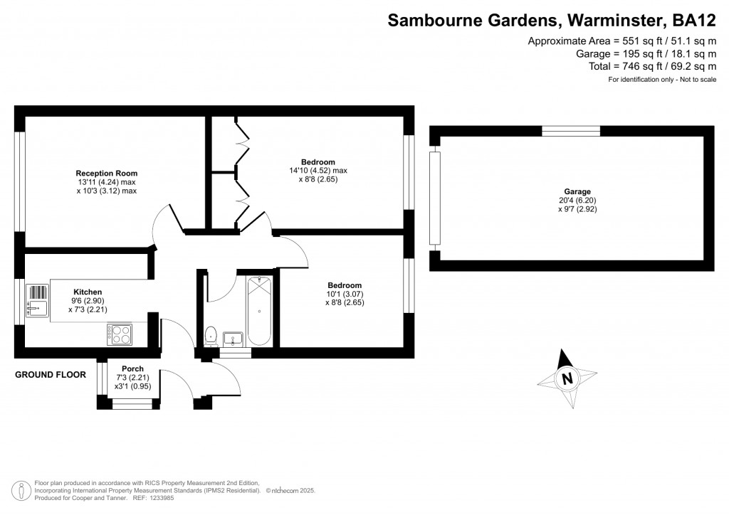 Floorplans For Sambourne Gardens, Warminster, Wiltshire