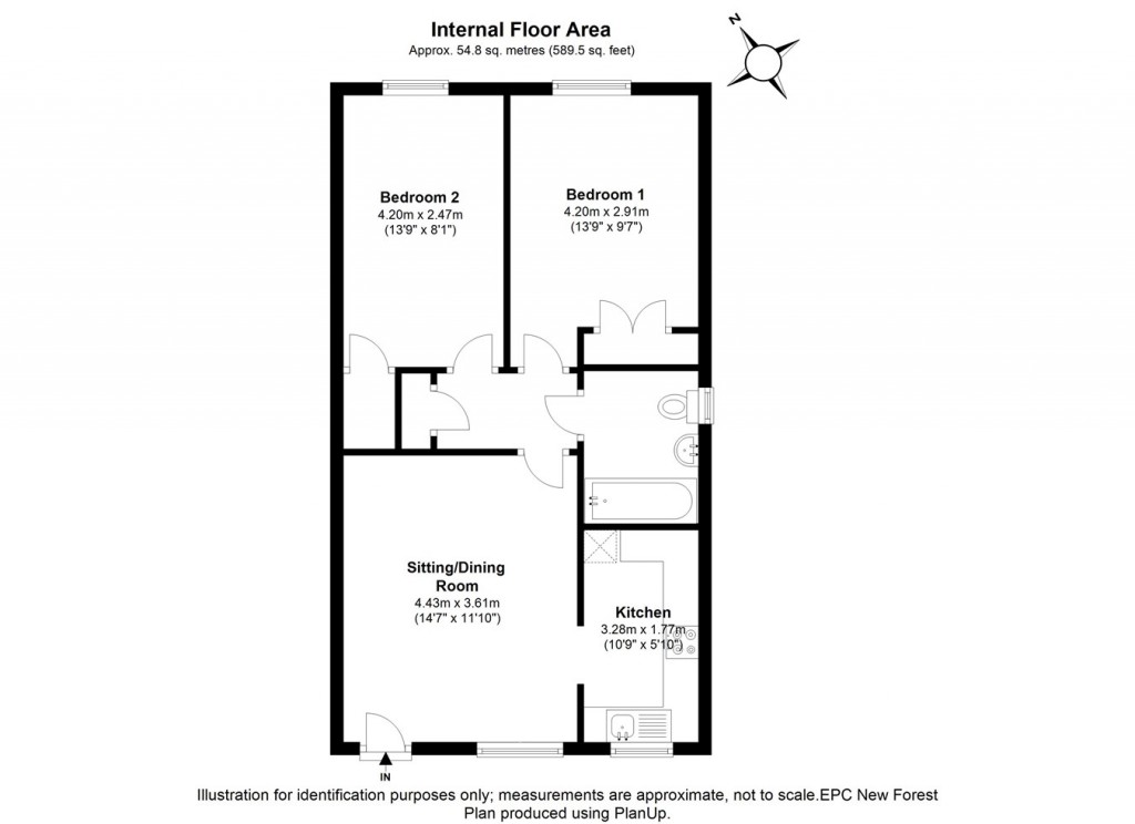 Floorplans For Holm Oaks, Pennington, Lymington, SO41