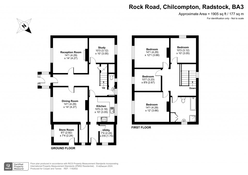 Floorplans For Chilcompton, Radstock, Somerset