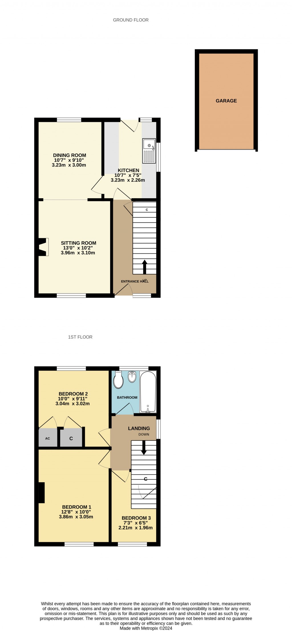 Floorplans For Wickham Way, Shepton Mallet, Somerset