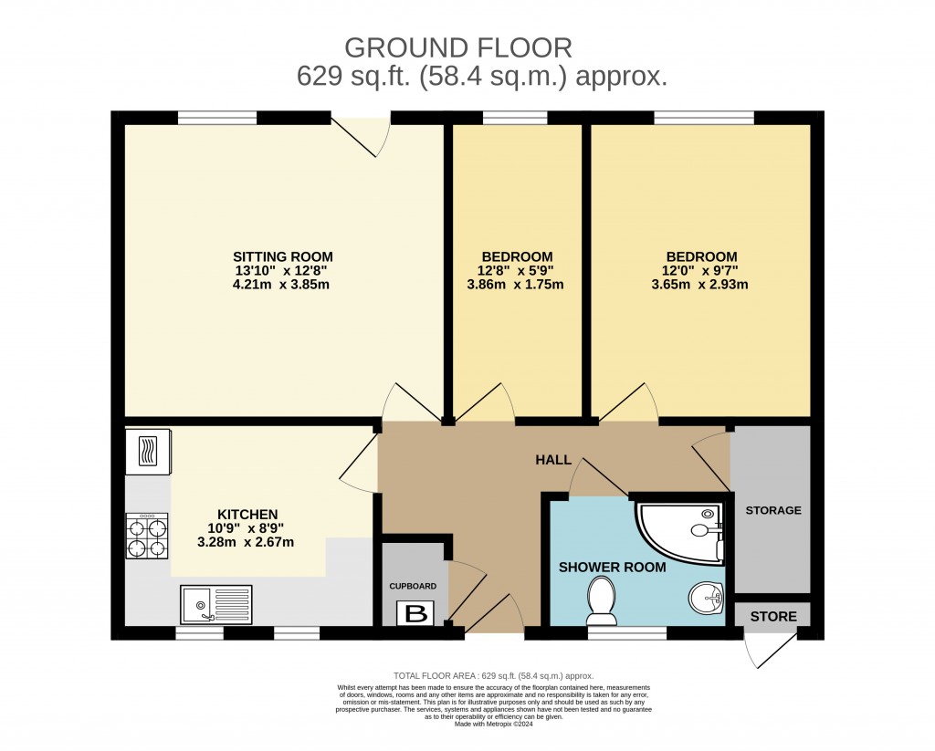 Floorplans For Parsons Way, Wells, Somerset