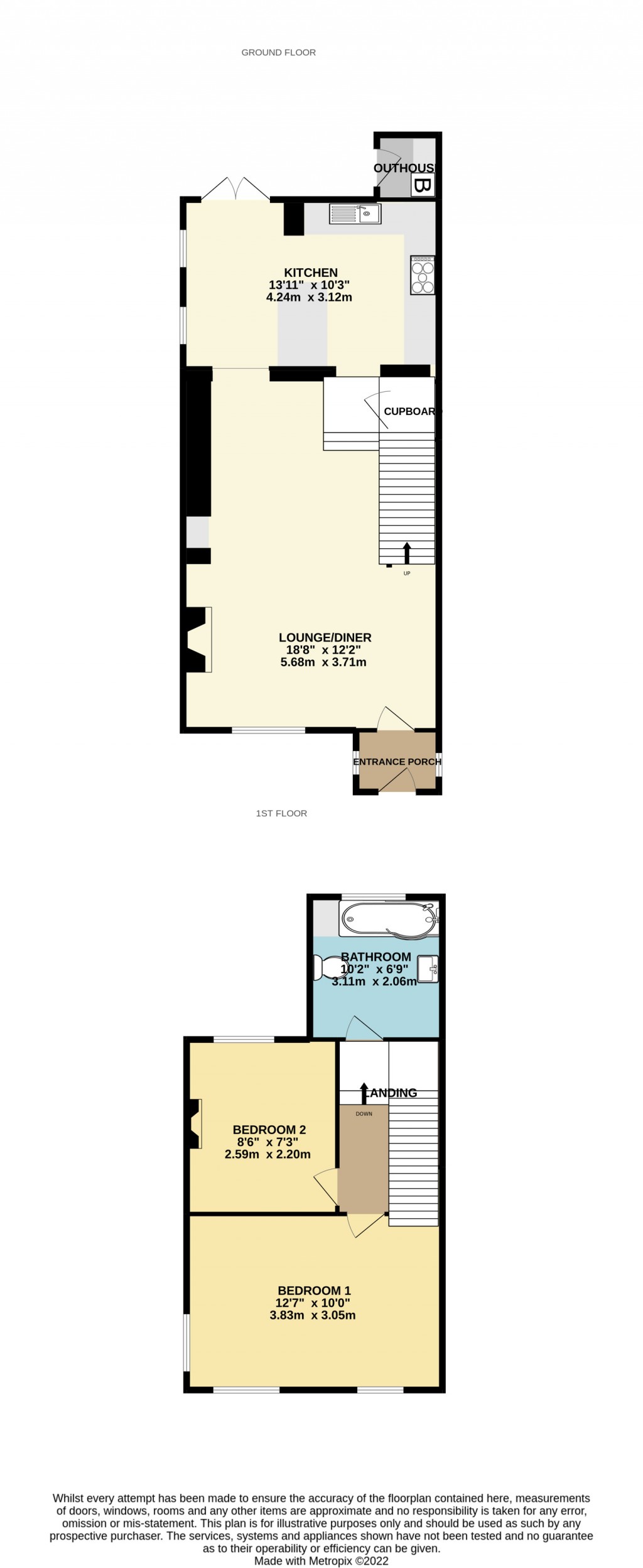 Floorplans For Somerton Road, Street, Somerset