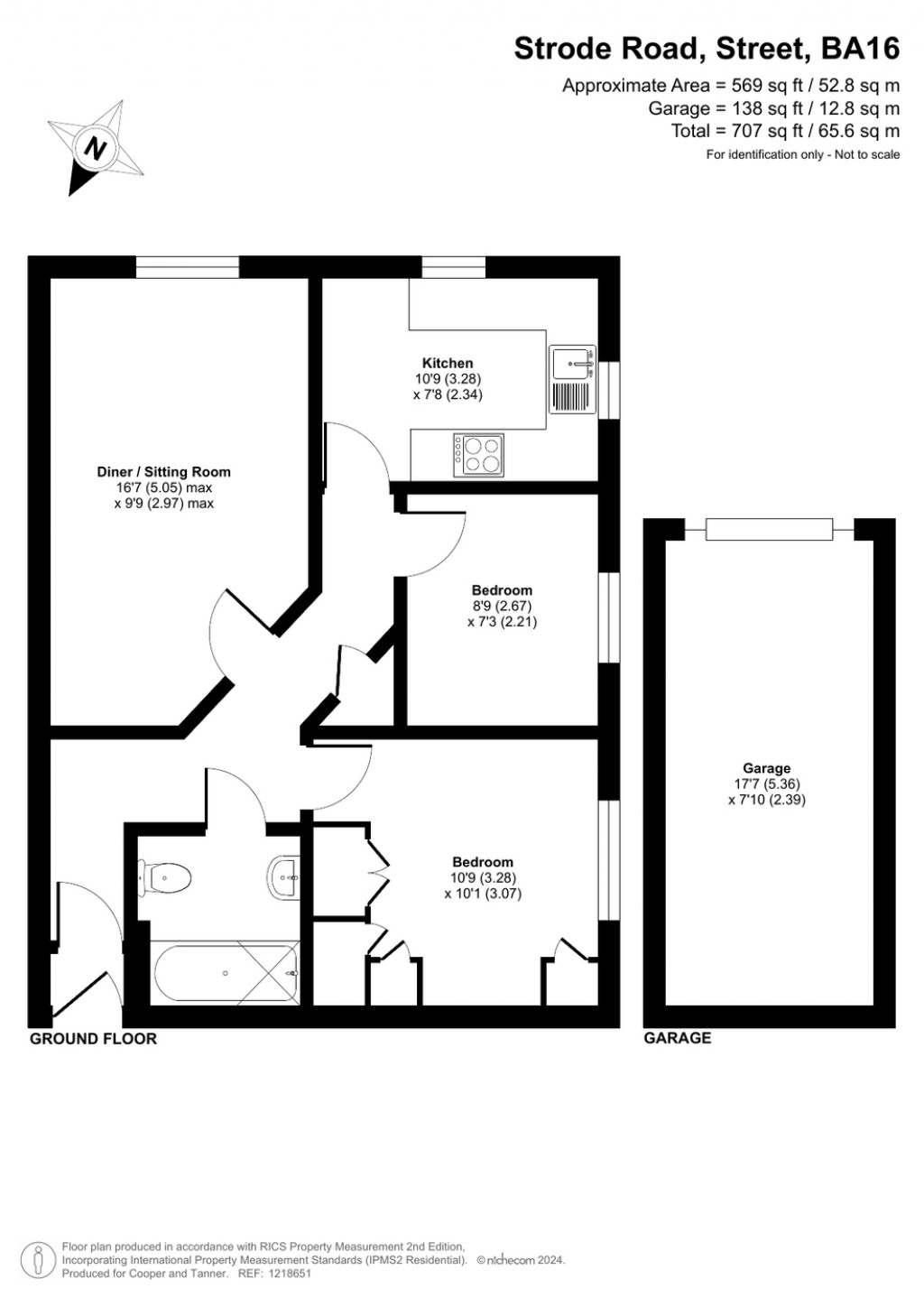 Floorplans For Strode Road, Street, Somerset