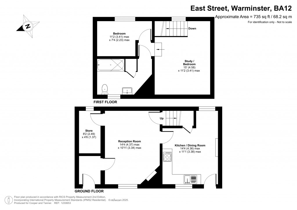 Floorplans For East Street, Warminster, Wiltshire