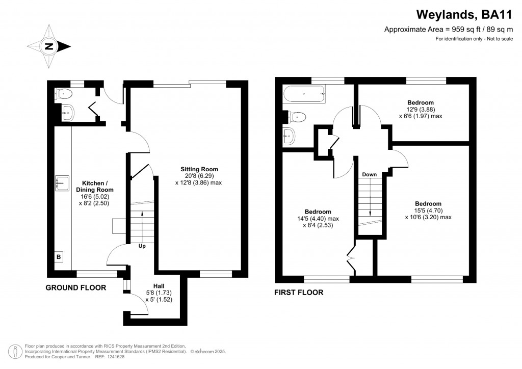 Floorplans For Weylands, Frome, Somerset