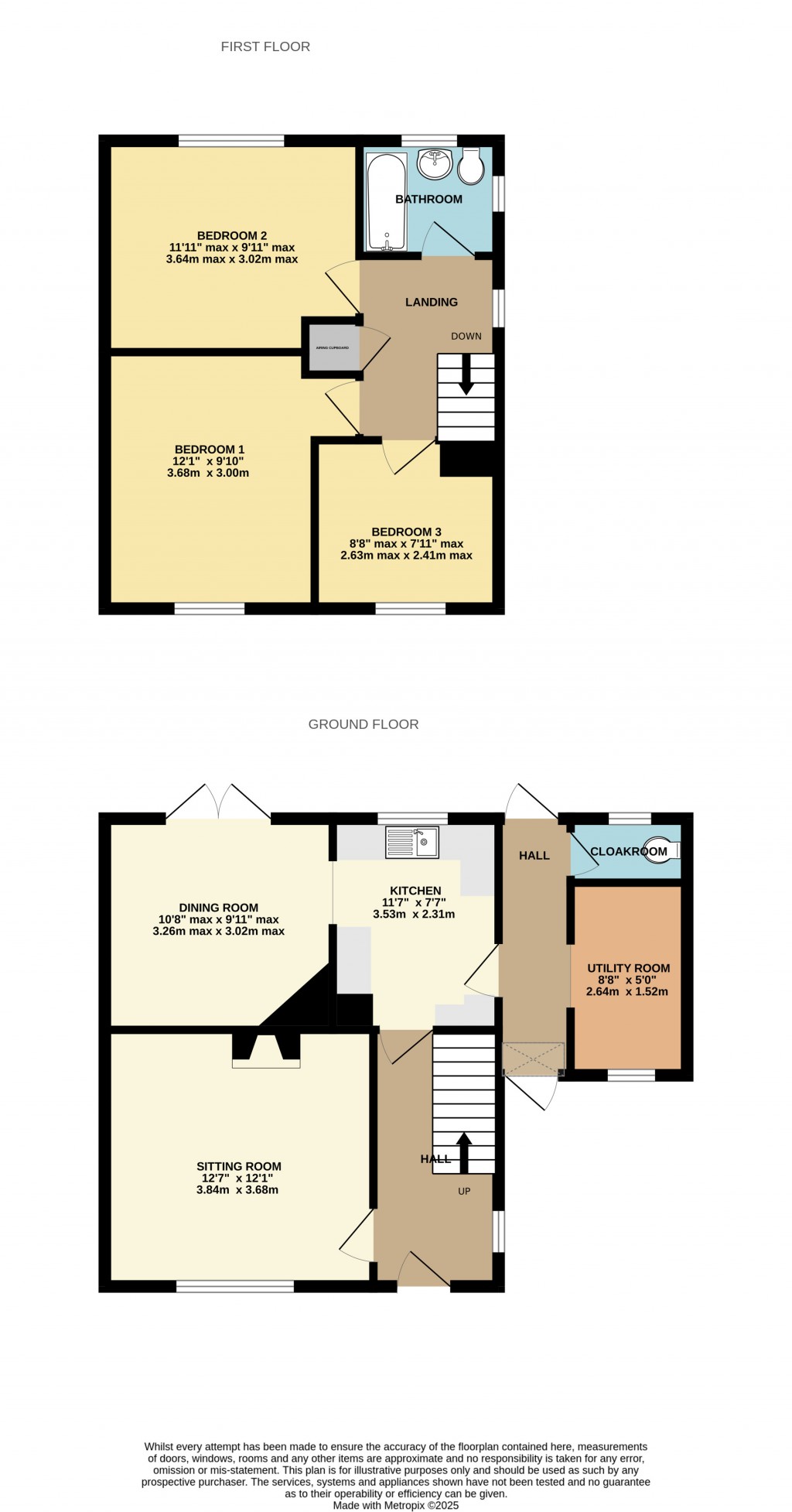 Floorplans For Queens Road, Shepton Mallet, Somerset