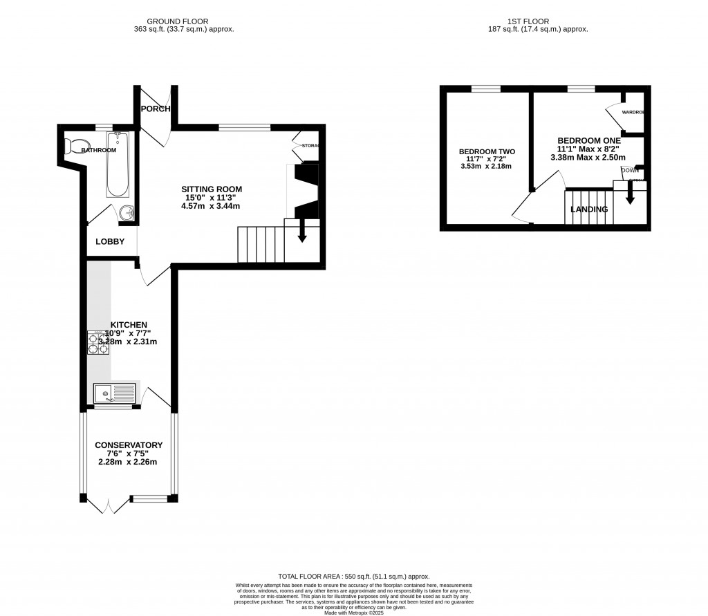 Floorplans For Church Street, Coleford, Radstock, Somerset