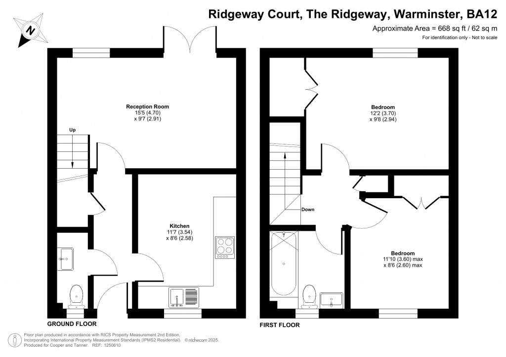 Floorplans For The Ridgeway, Warminster, Wiltshire