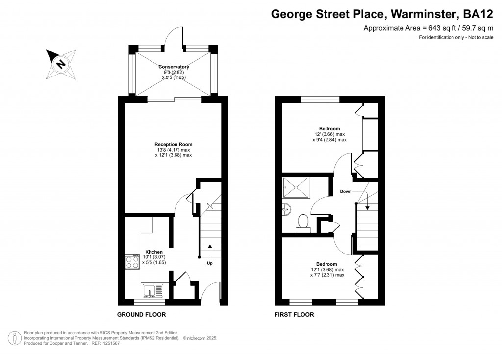 Floorplans For George Street Place, Warminster, Wiltshire