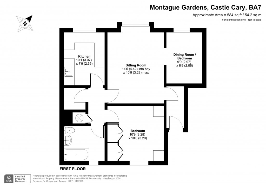 Floorplans For Montague Gardens, Castle Cary, Somerset