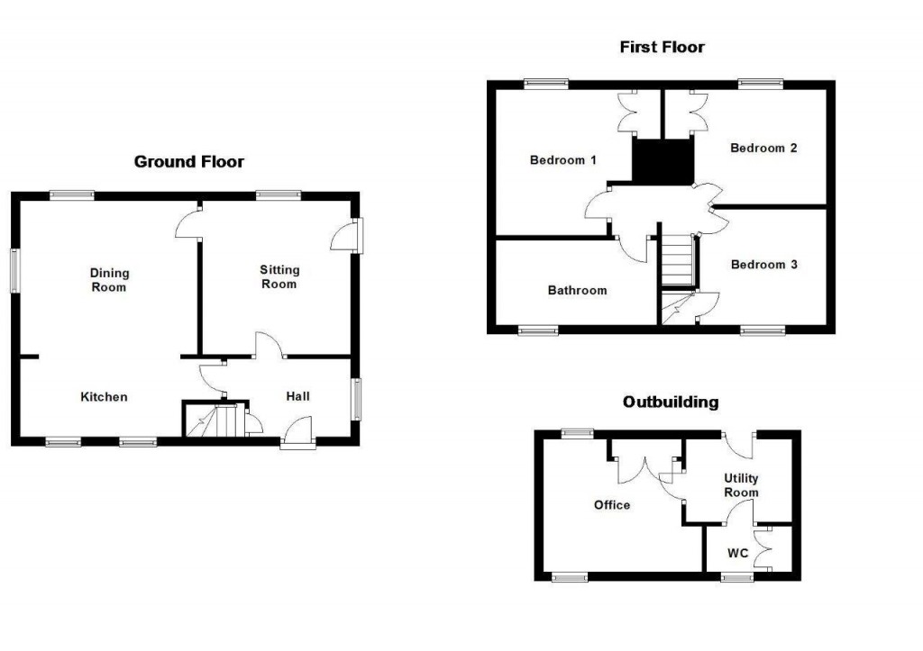 Floorplans For Mill Lane, Linton, Cambridge