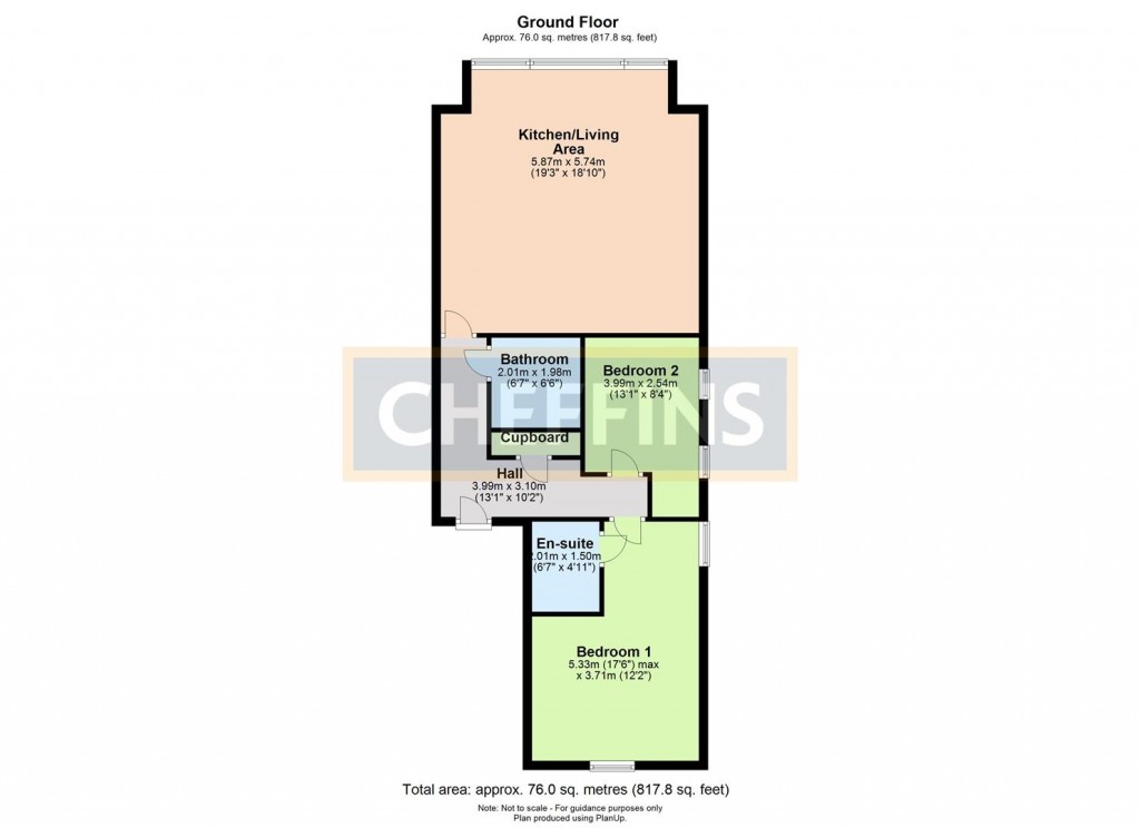 Floorplans For High Street, Saffron Walden