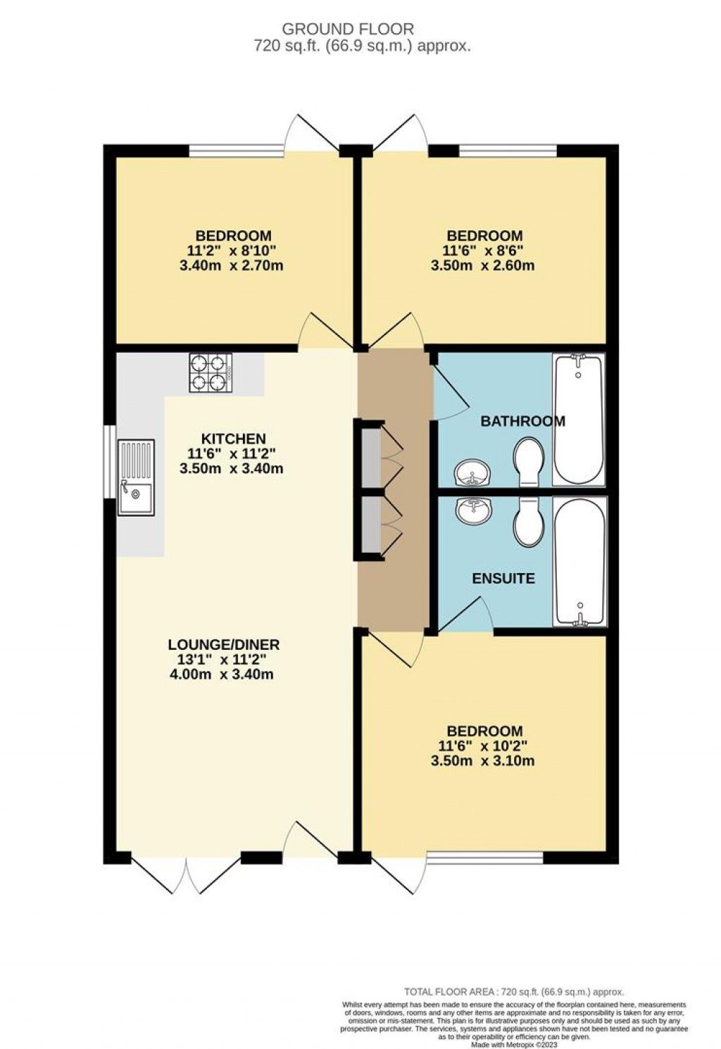 Floorplans For Yarmouth, Isle of Wight