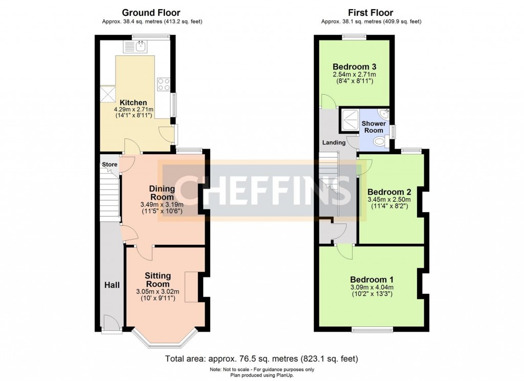 Floorplans For Catharine Street, Cambridge