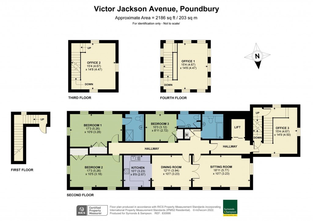 Floorplans For Armitage House, Victor Jackson Avenue, Poundbury