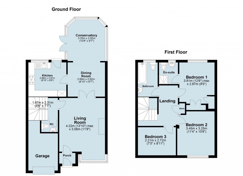 Floorplans For Thomas Road, Whitwick, LE67