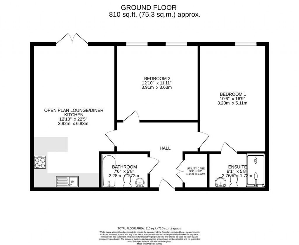 Floorplans For Avon House, Welland Place, Market Harborough