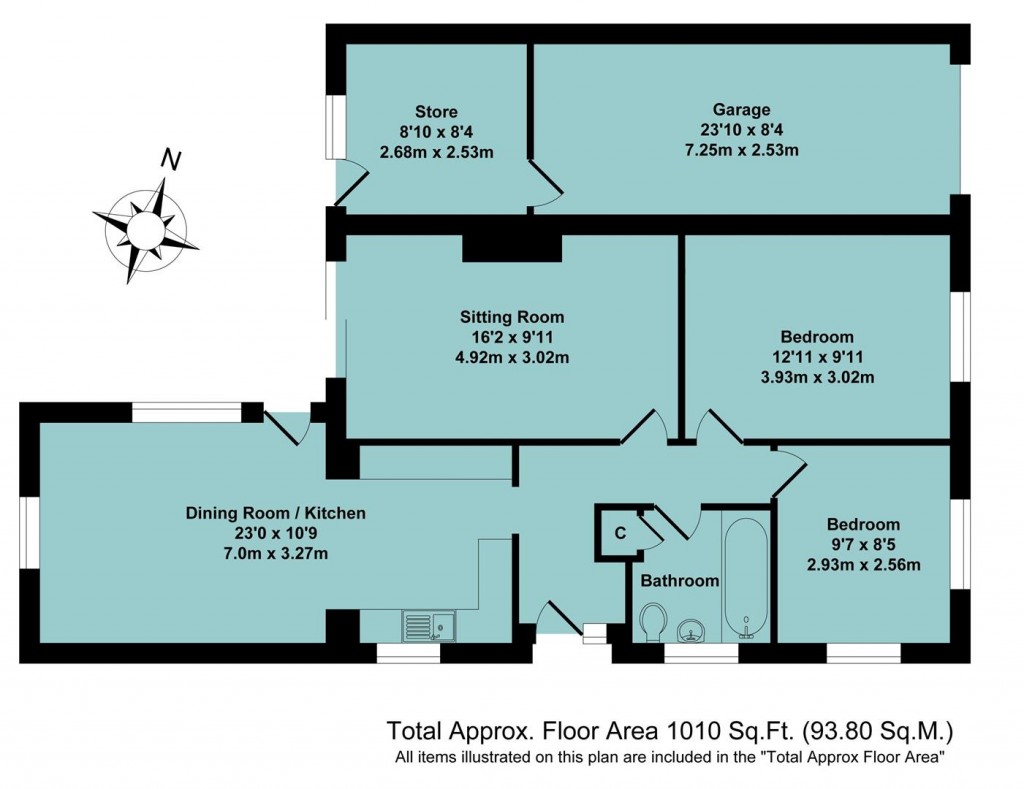 Floorplans For Hampton Drive, Kings Sutton, Banbury