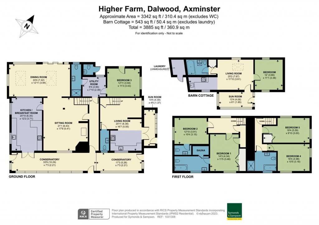 Floorplans For Dalwood, Axminster