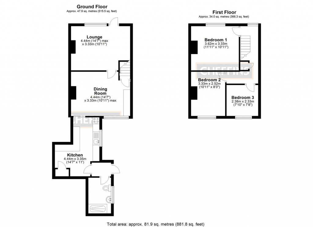 Floorplans For Millcroft, Soham, Ely