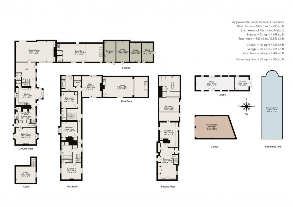 Floorplans For Bloxham, Oxfordshire