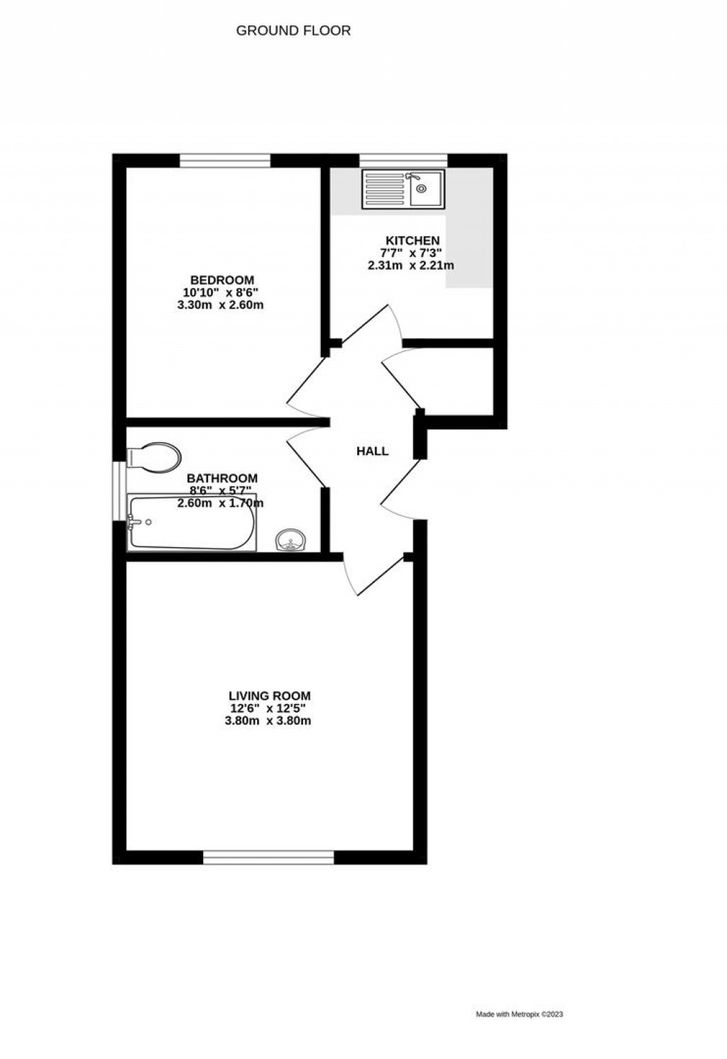 Floorplans For Wells Close, Husbands Bosworth, Lutterworth