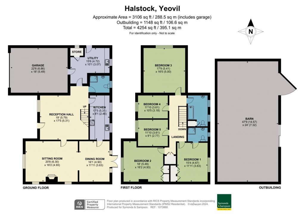 Floorplans For Halstock, Yeovil, Dorset