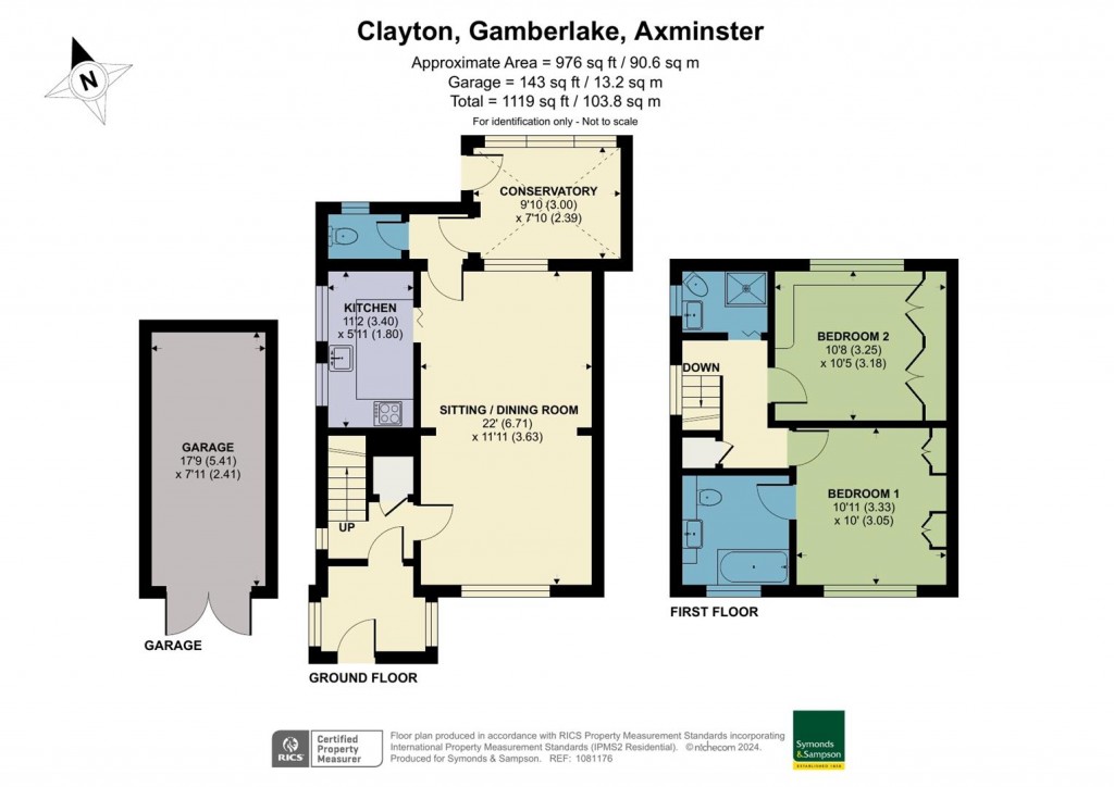 Floorplans For Gamberlake, Axminster