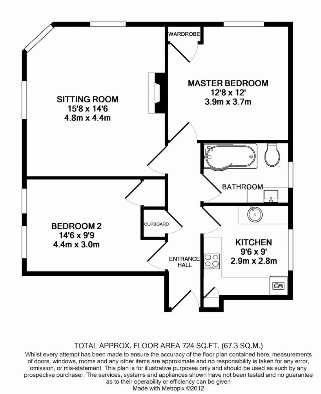 Floorplans For Yarmouth, Isle of Wight